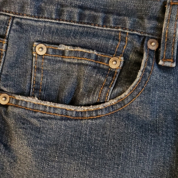 Calvin Klein jeans, dark, bootcut, regular fit distressed cuff & pockets - Picture 4 of 9